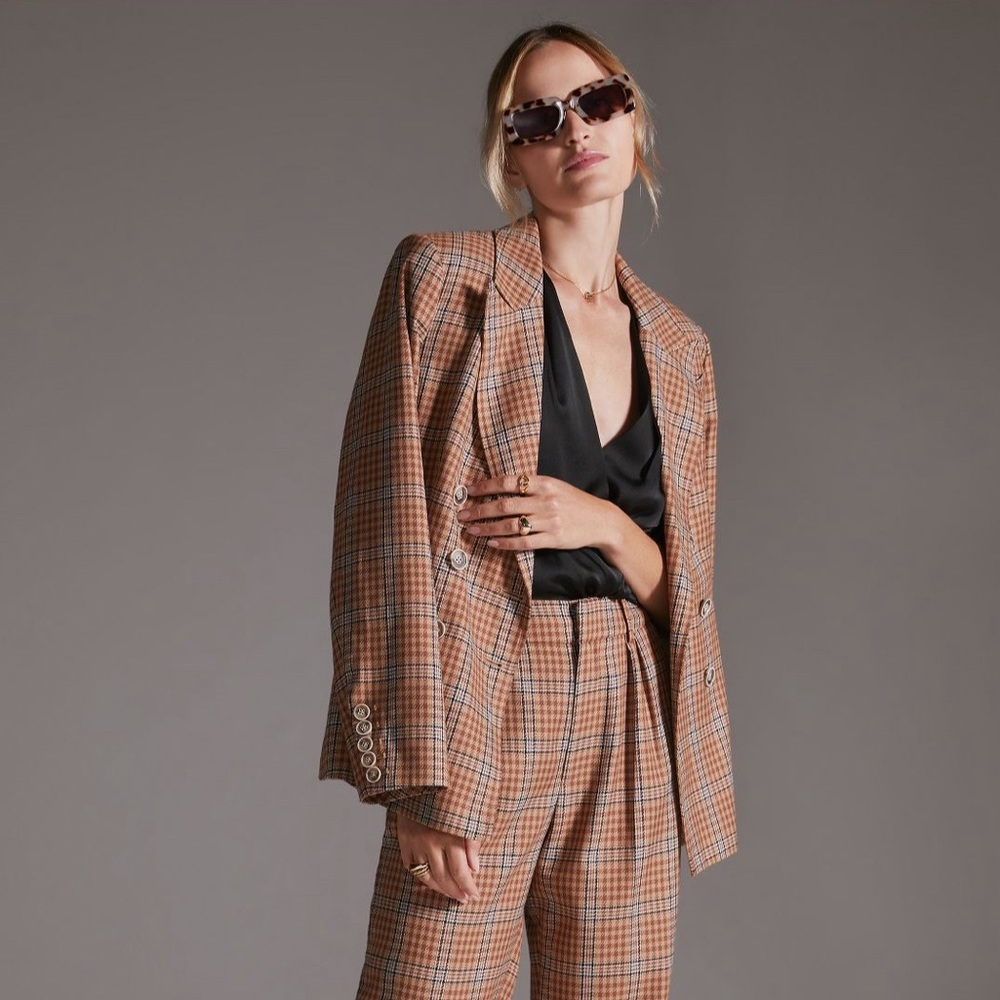 Paige London plaid blazer